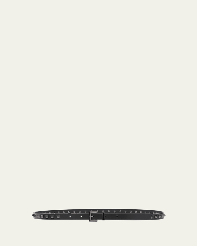 Rockstud Leather Belt